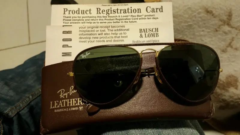 Gafas de sol Ray-Ban aviador vintage con estuche - 2