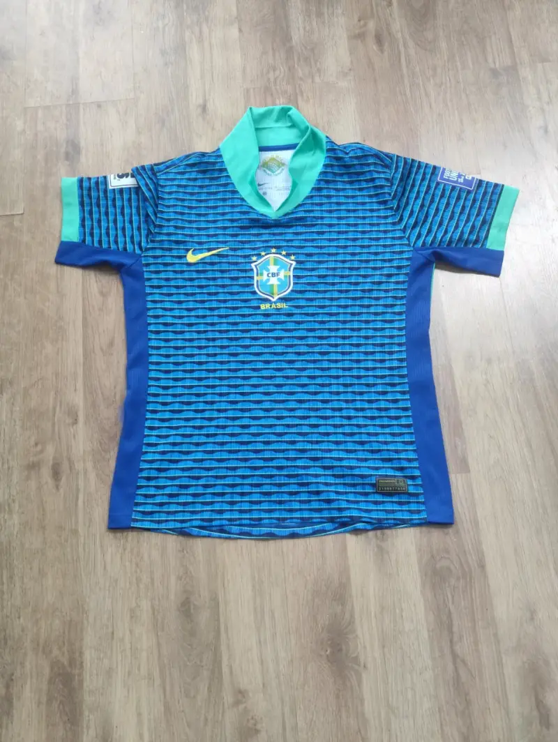 Camiseta Nike Brasil 2024 visitante azul - 1
