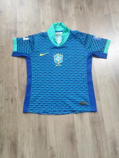 Camiseta Nike Brasil 2024 visitante azul - miniatura 1