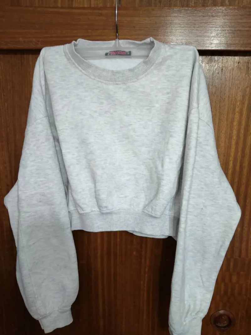 Polerón Zara blanco unisex - 2