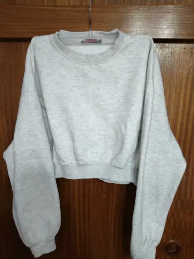 Polerón Zara blanco unisex - miniatura 2