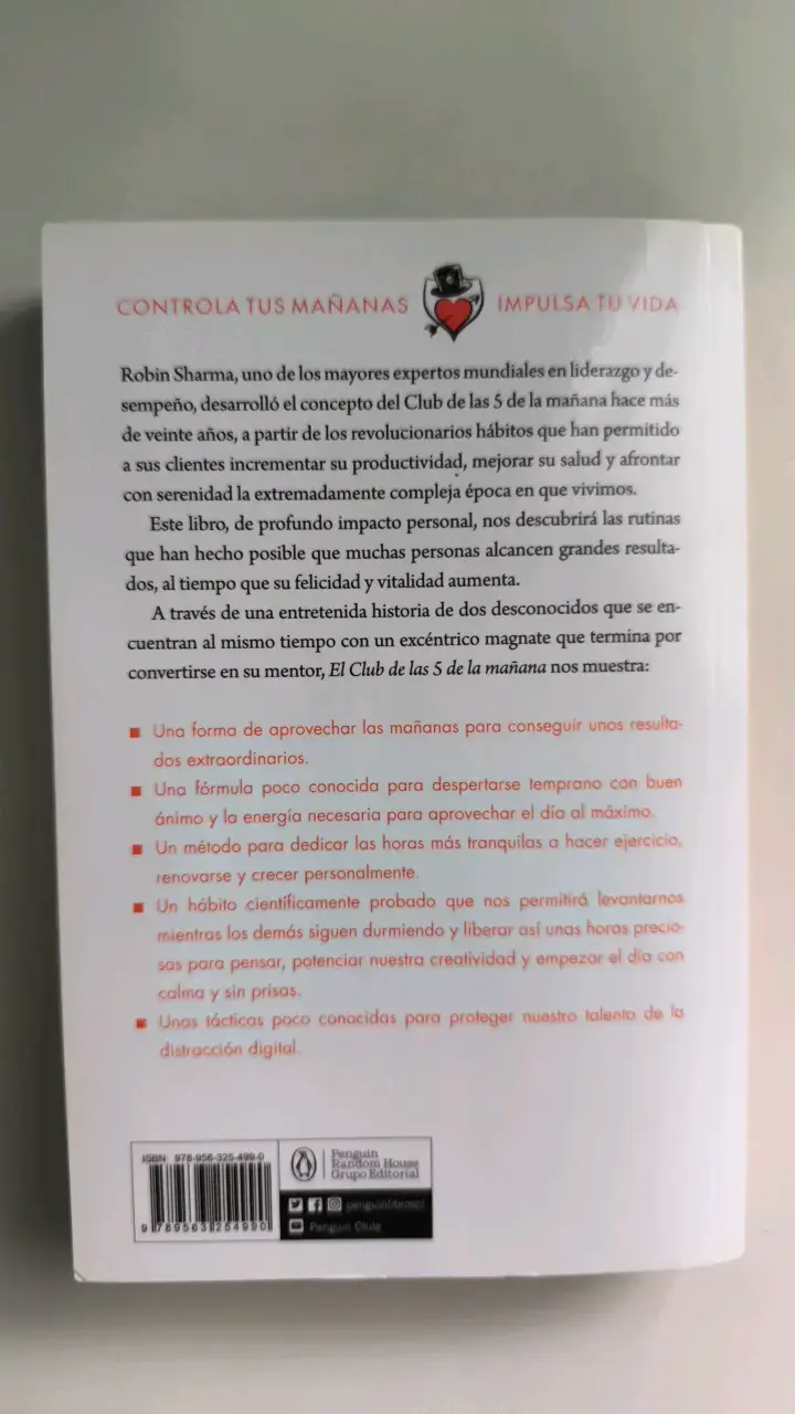 Libro 'El Club de las 5 de la Mañana' - 2