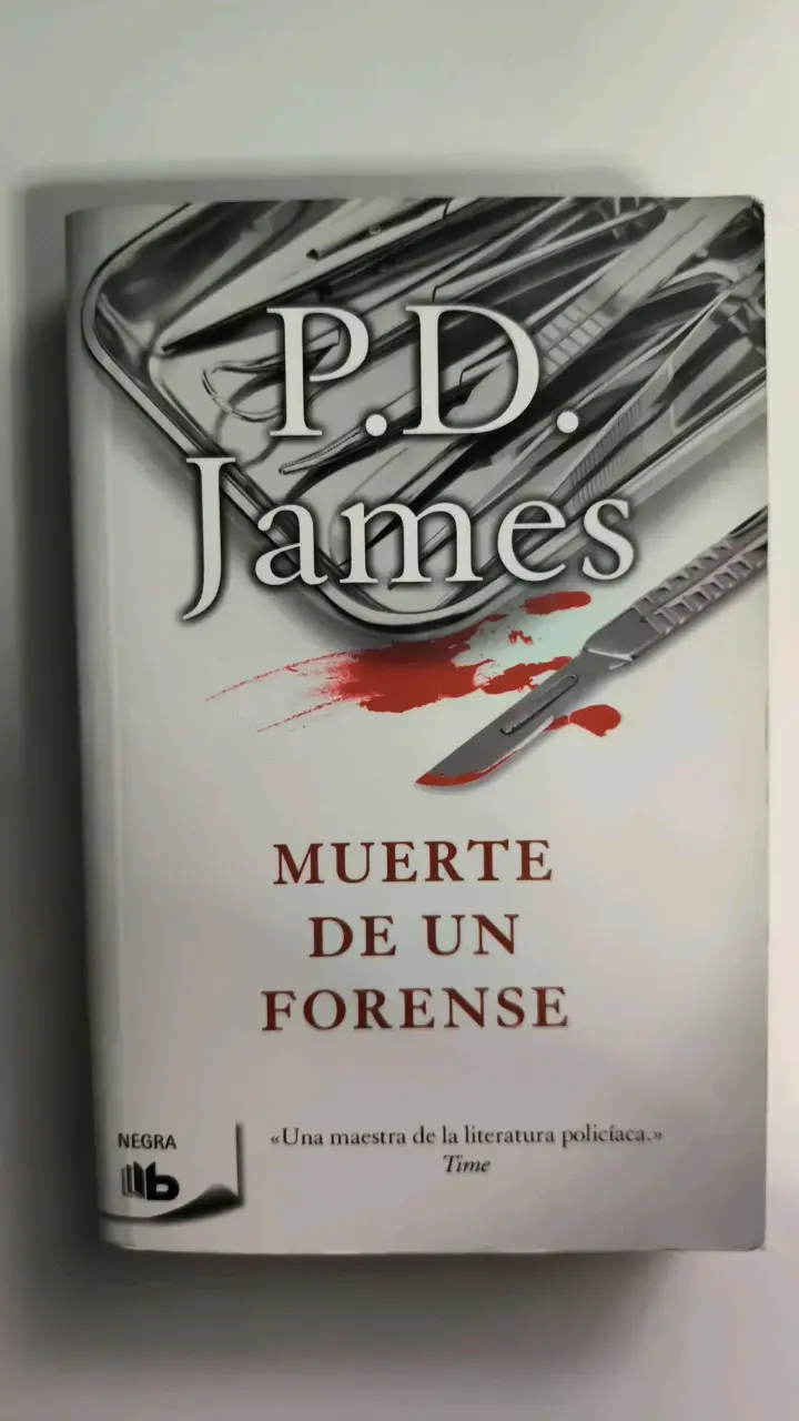 Libro 'Muerte de un Forense' de P.D. James - 1