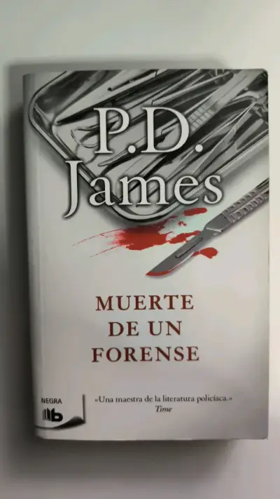 Libro 'Muerte de un Forense' de P.D. James - miniatura 1