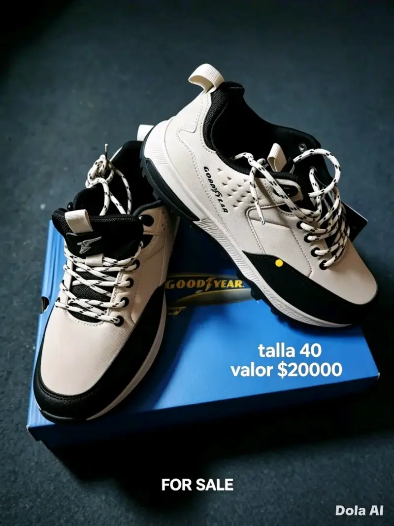 Zapatillas Goodyear blancas talla 40