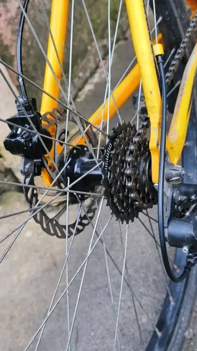 Bicicleta de montaña Forna Daxton naranja - miniatura 4