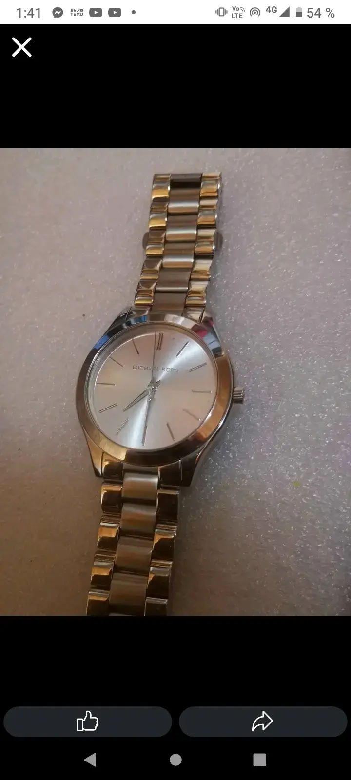 Reloj Michael Kors plateado clásico - 2