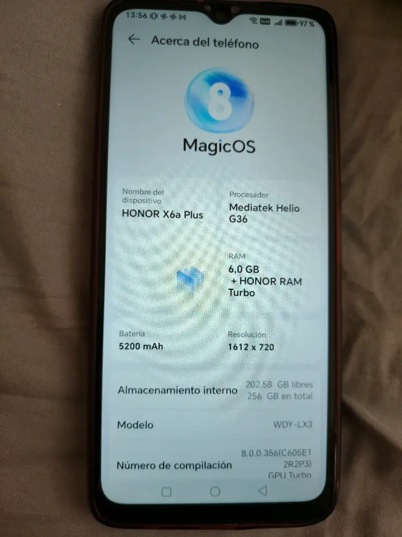 Smartphone HONOR X6a Plus 6GB RAM - 1