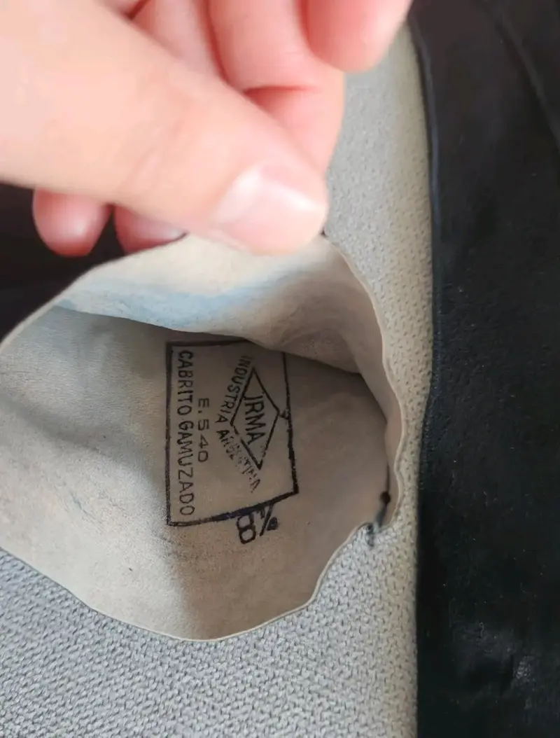Guantes de cuero de cabrito gamuzado - 4