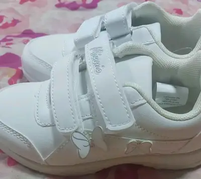 Zapatillas blancas casuales niña - miniatura 2