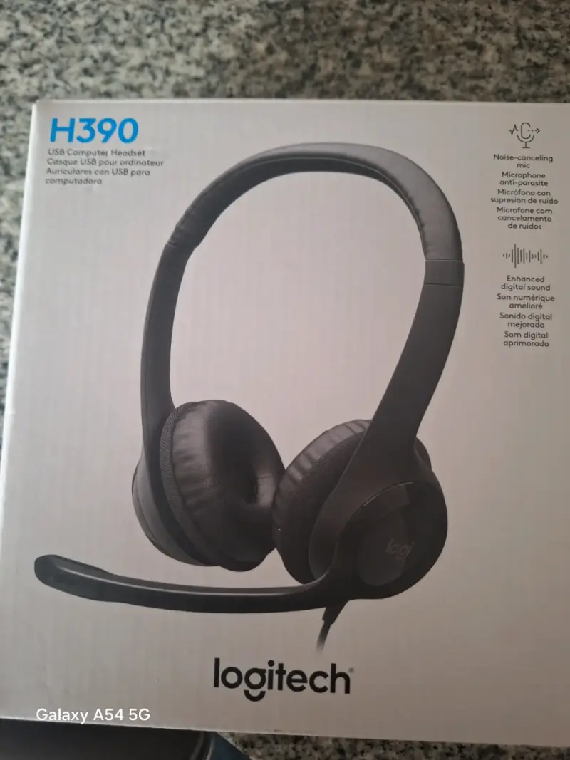 Auriculares Logitech H390 con micrófono USB - 4