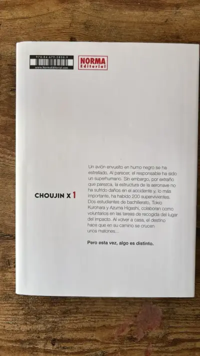 Manga Choujin X Volumen 1 de Sui Ishida - miniatura 2