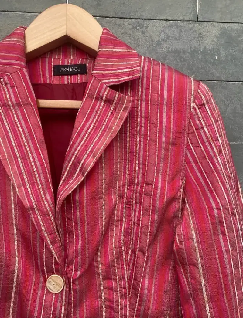 Blazer de seda vintage - 2