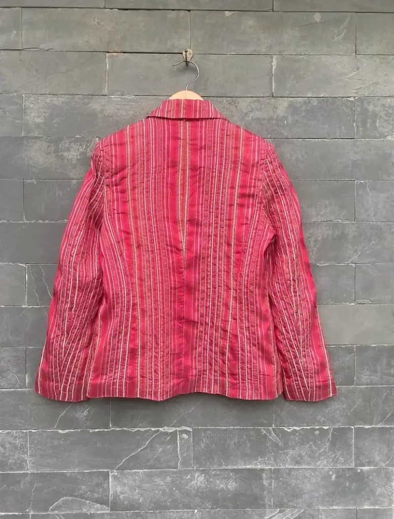 Blazer de seda vintage - 4