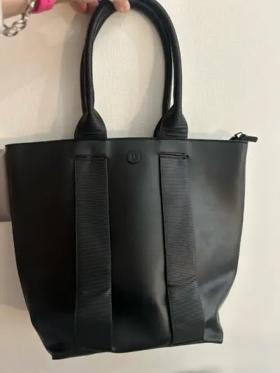 Bolso tote negro elegante Pollini - miniatura 3