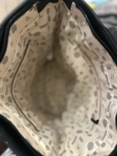 Bolso tote negro elegante Pollini - miniatura 4