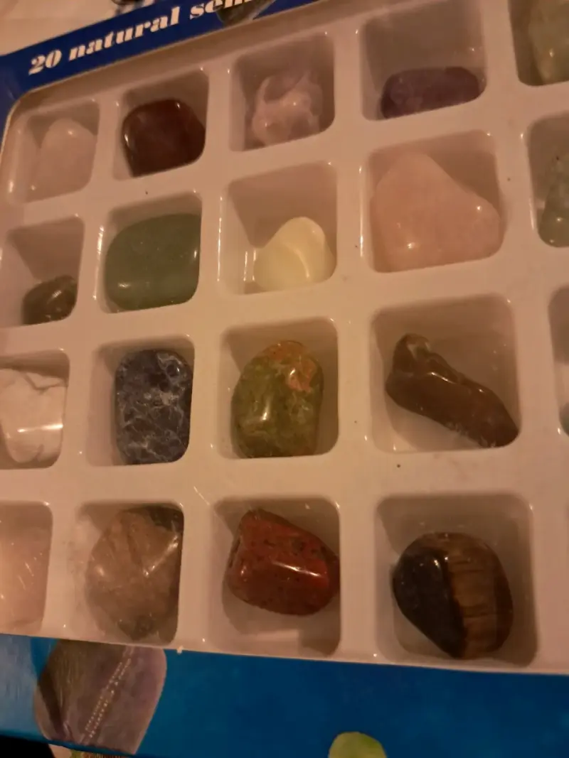 Set de 20 piedras semipreciosas naturales - 2