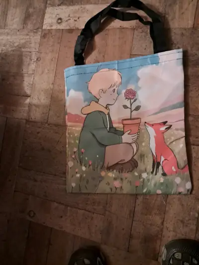 Bolso tote ilustrado El Principito - miniatura 1