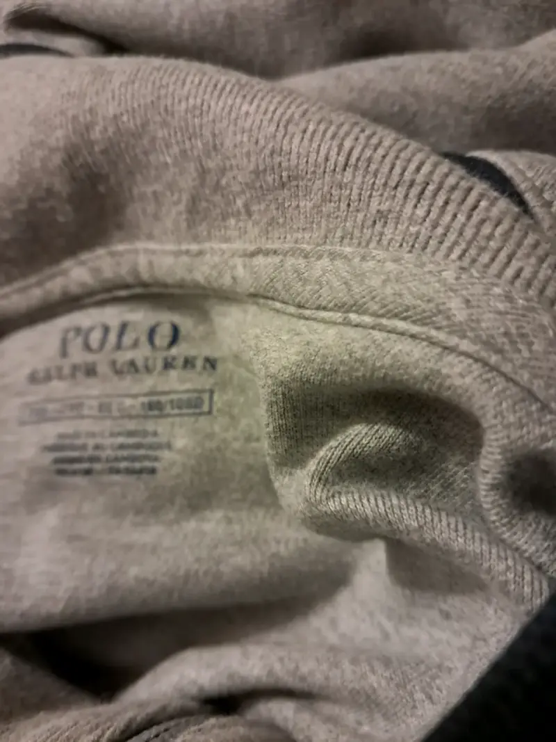 Chaqueta deportiva gris con cierre Polo - 4