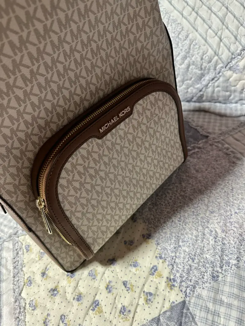 Mochila Michael Kors Vainilla Camel - 5