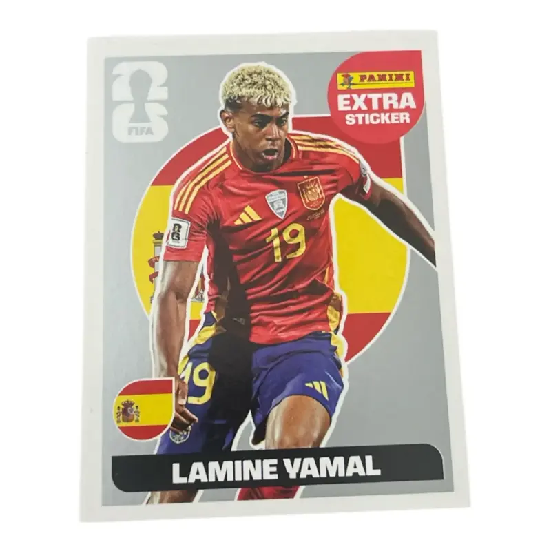 Lámina Panini FIFA Lamine Yamal plata - 1