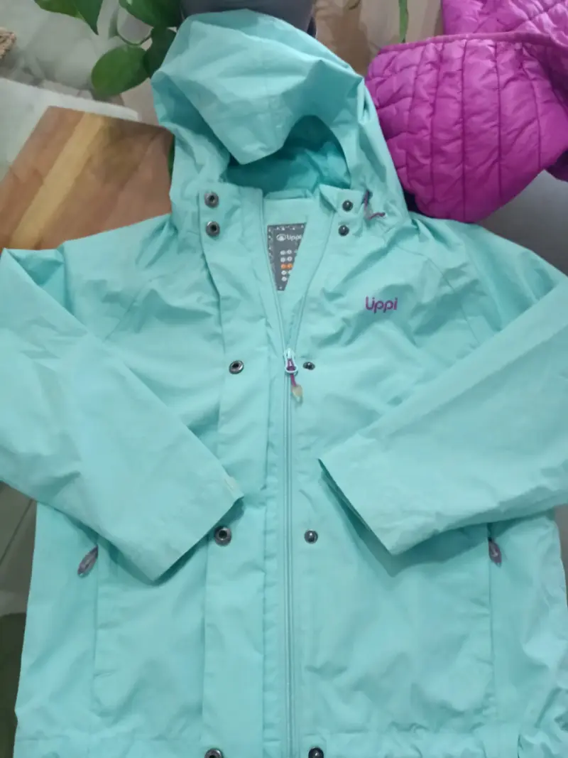 Chaqueta impermeable Upp azul claro - 1