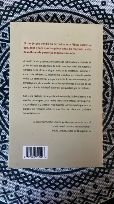 Libro 'El monje que vendió su Ferrari' de Robin S - miniatura 2