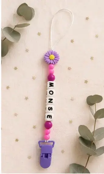 Portachupetes personalizados con nombre - 2