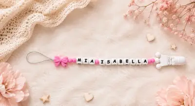 Portachupetes personalizados con nombre - miniatura 3
