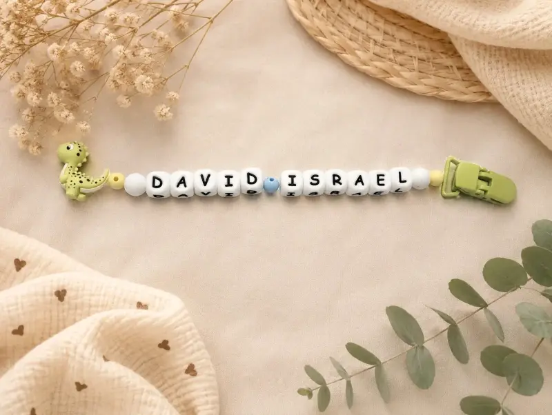 Portachupetes personalizados con nombre - 4