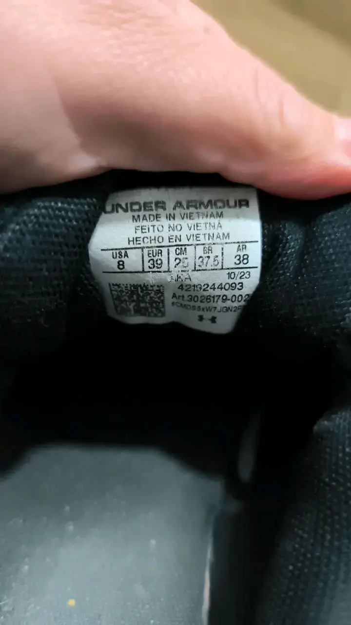 Zapatillas deportivas Under Armour negras - 4