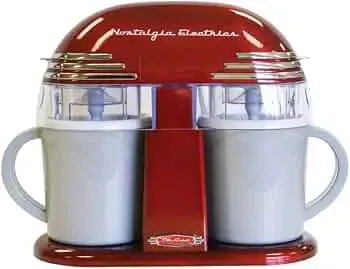 Máquina para helado Nostalgia Electrics roja