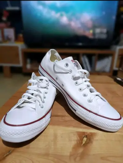 Zapatillas blancas clásicas de lona - miniatura 1