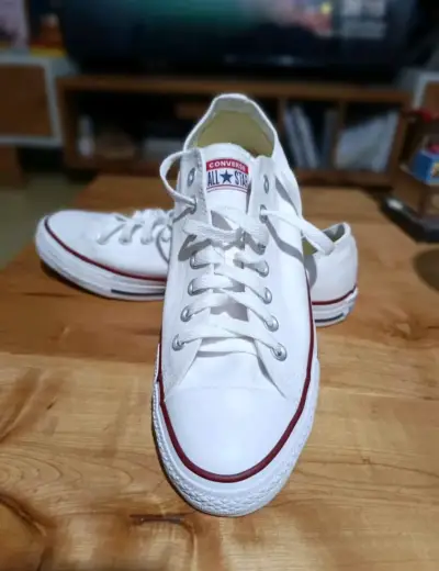 Zapatillas blancas clásicas de lona - miniatura 2