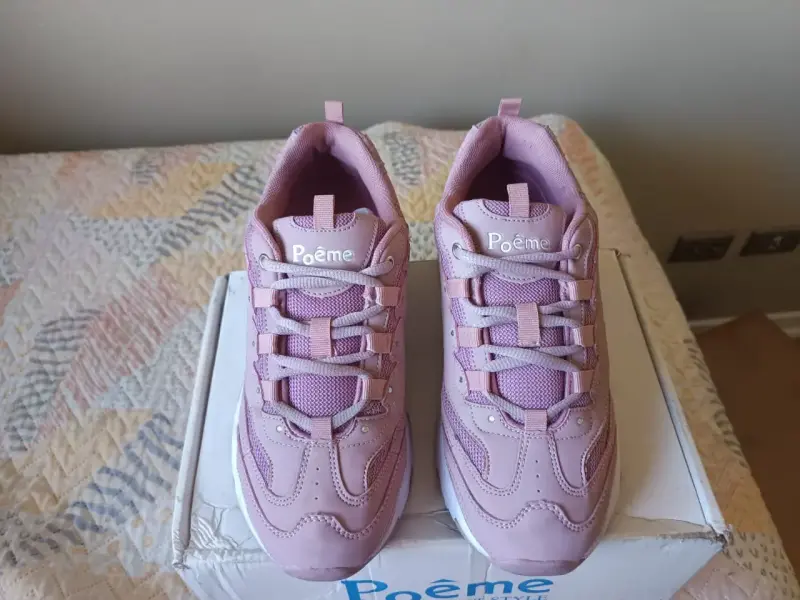 Zapatillas deportivas rosadas para mujer - 2
