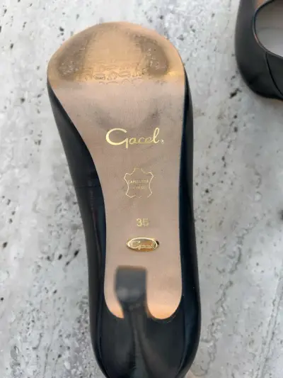 Zapato de cuero Gacel Negro talla 36* - miniatura 5
