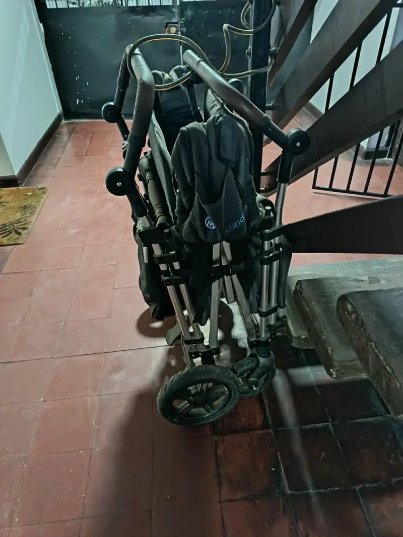 Carro de paseo doble para niños - 2