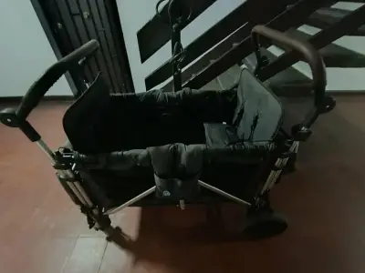 Carro de paseo doble para niños - miniatura 4