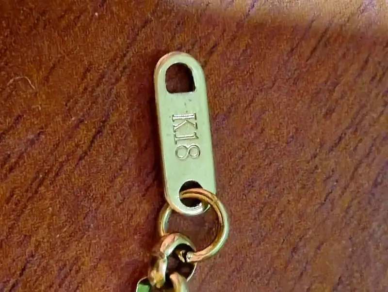 Collar de oro laminado elegante para mujer o hombr - 2