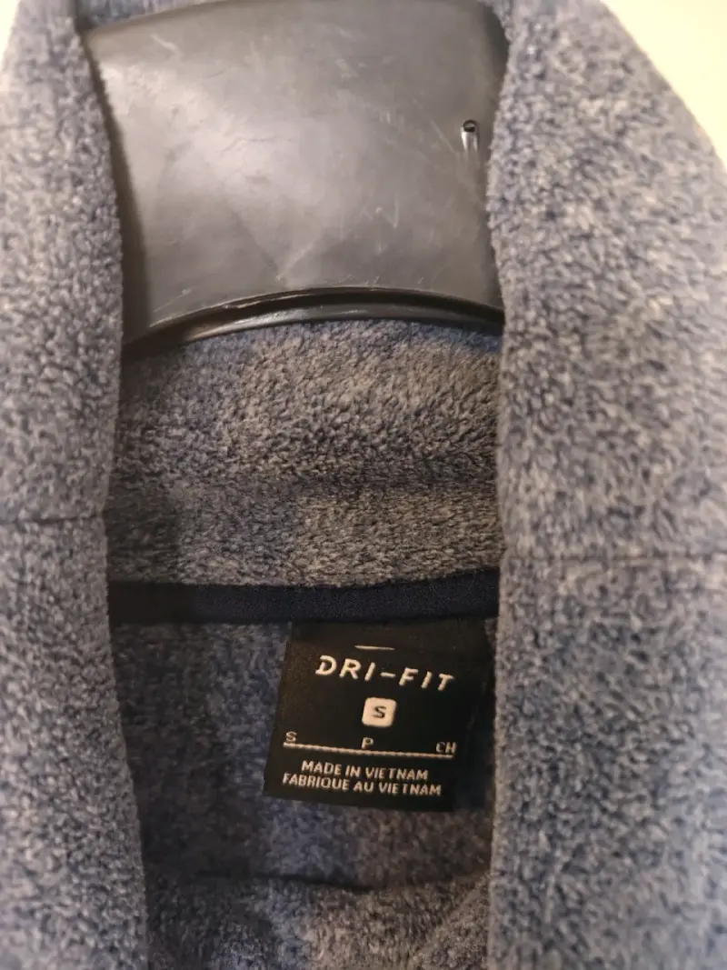 Polerón Nike azul con cuello alto - 2