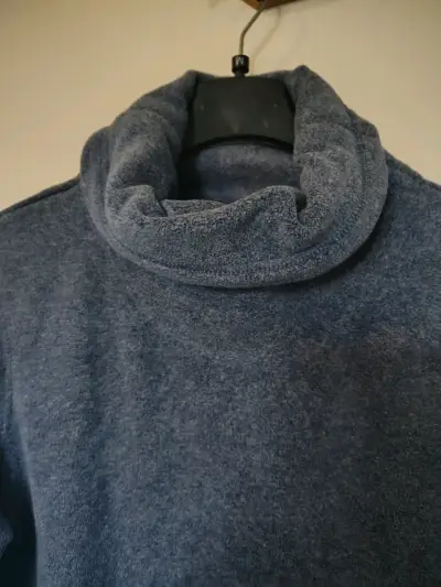 Polerón Nike azul con cuello alto - miniatura 5