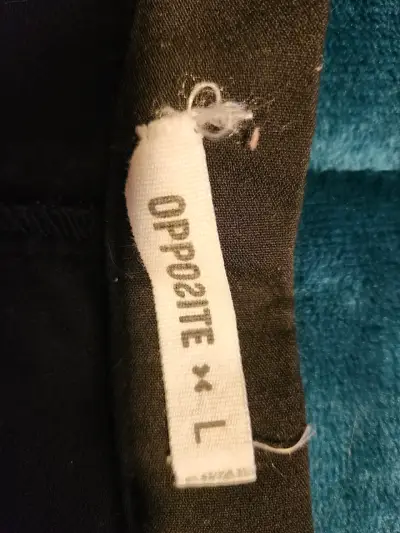 Shorts negros de tela casuales - miniatura 2