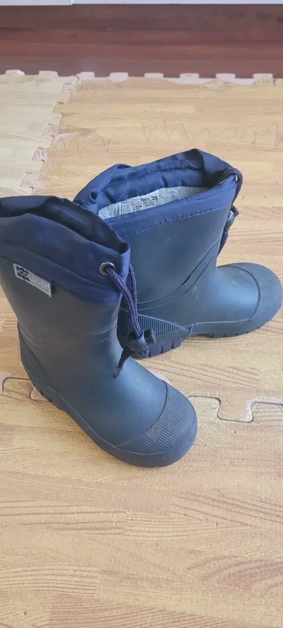 Botas de lluvia negras para niños T26 - 1