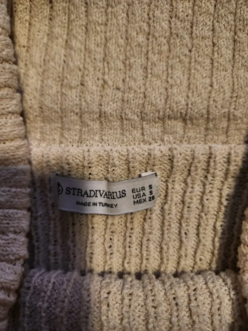 Polera beige sin tirantes - 2
