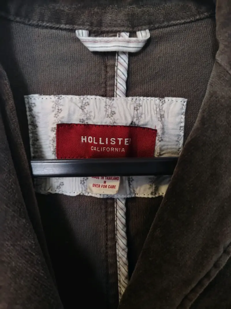 Blazer de pana marrón Hollister para mujer - 2
