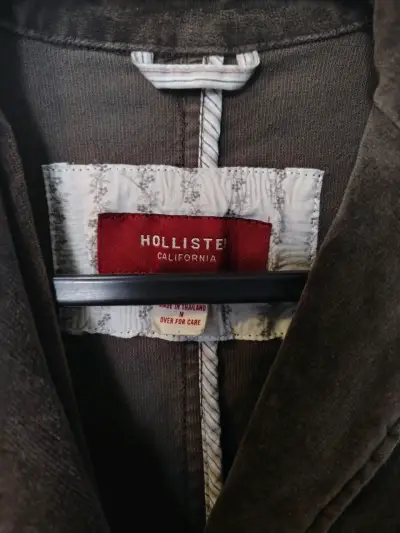 Blazer de pana marrón Hollister para mujer - miniatura 2