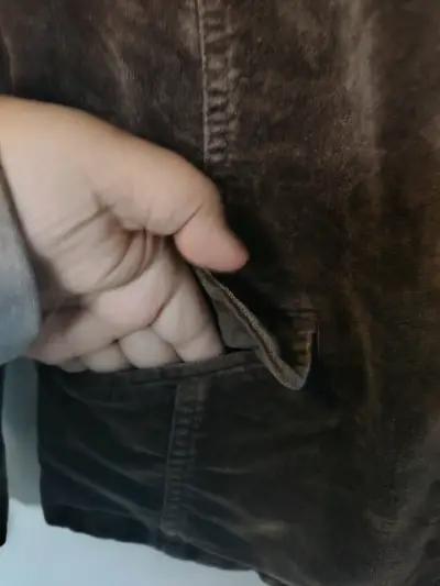 Blazer de pana marrón Hollister para mujer - miniatura 3