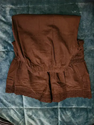 Maxi Falda negra con encaje - miniatura 1