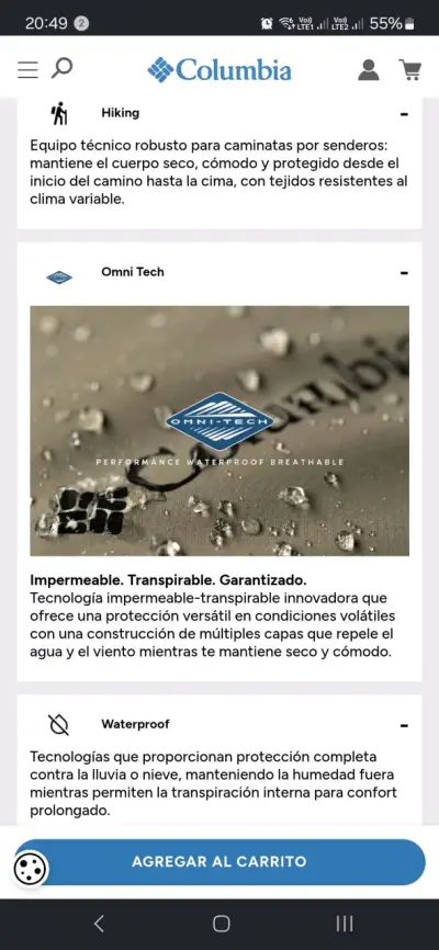 Polar Rosa talla S Columbia Original ! - miniatura 5