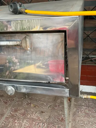 Horno de acero inoxidable con termómetro - miniatura 4
